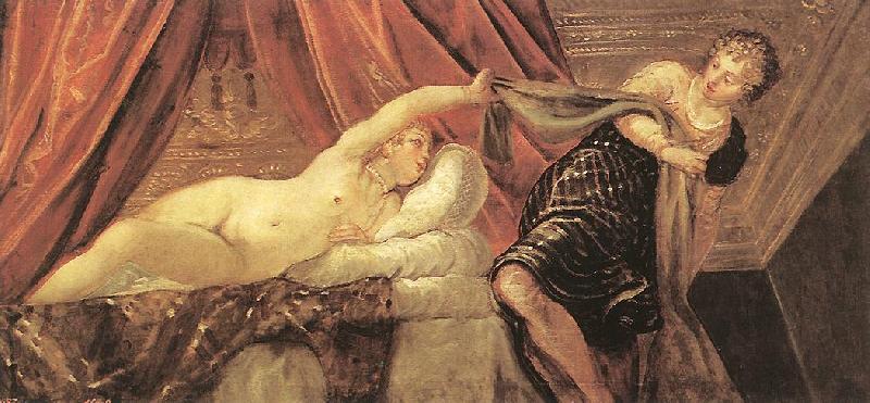 TINTORETTO, Jacopo Joseph and Potiphar's Wife r oil painting picture